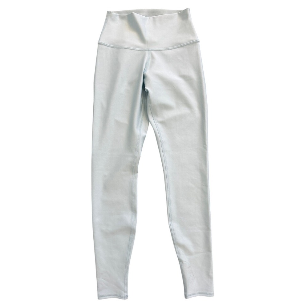 Alo Yoga High Waist Airlift Leggings Size Small Pale Blue 7/8 Performance